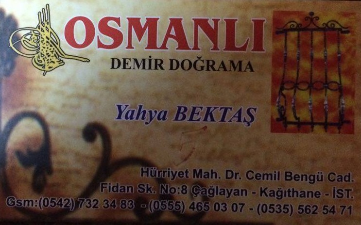 OSMANLI DEMİR DOĞRAMA
