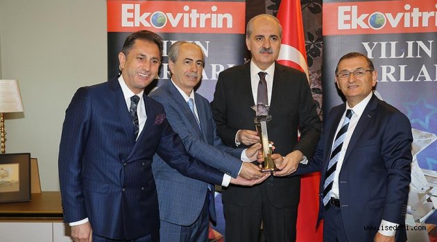 Numan Kurtulmuş'a 'Yılın Bakanı' ödülü