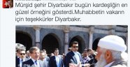 Başbakan Davutoğlu'ndan Diyarbakırlılara teşekkür