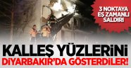 Diyarbakır'da 3 ayrı noktaya eş zamanlı saldırı...