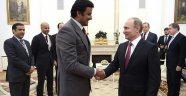 Katar Emiri Al Sani Putin ile bir araya geldi...