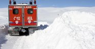 Kışa özel ambulanslar can kurtarıyor